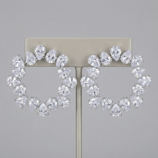 Edle Zirkonia Ohrringe