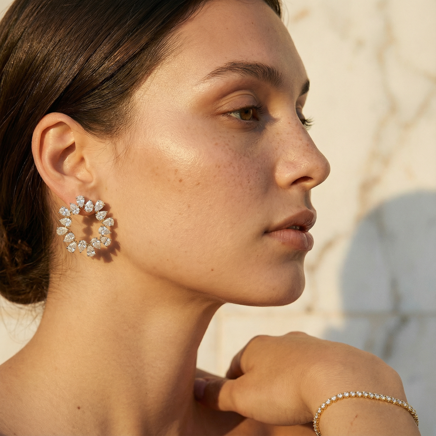 Edle Zirkonia Ohrringe