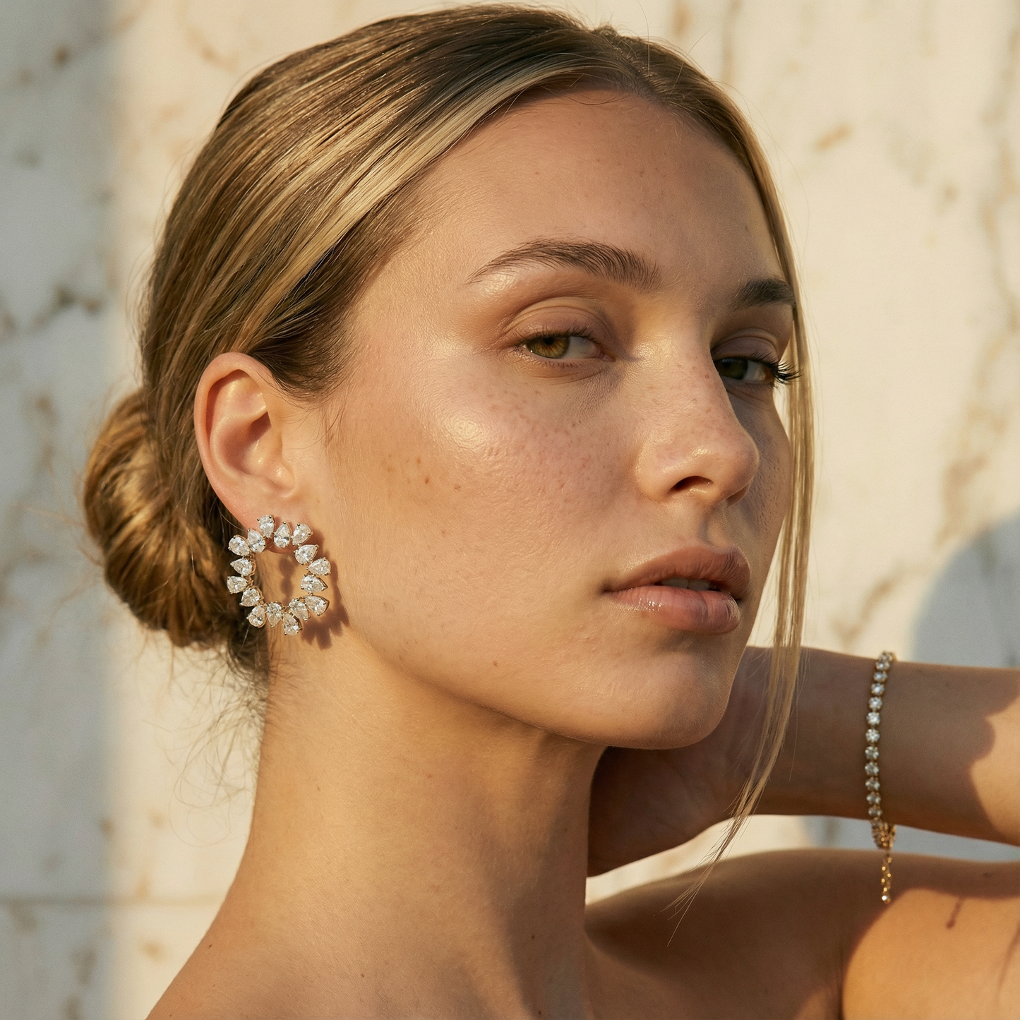 Edle Zirkonia Ohrringe