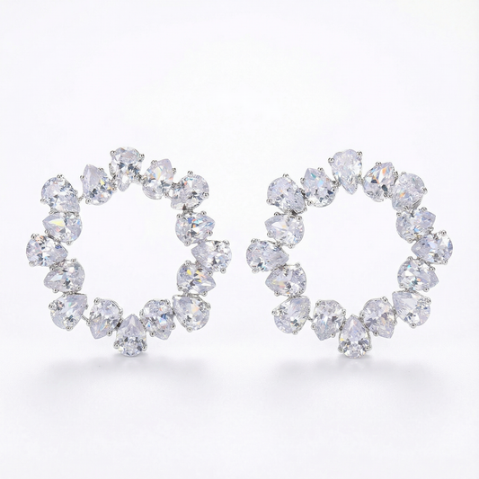 Edle Zirkonia Ohrringe