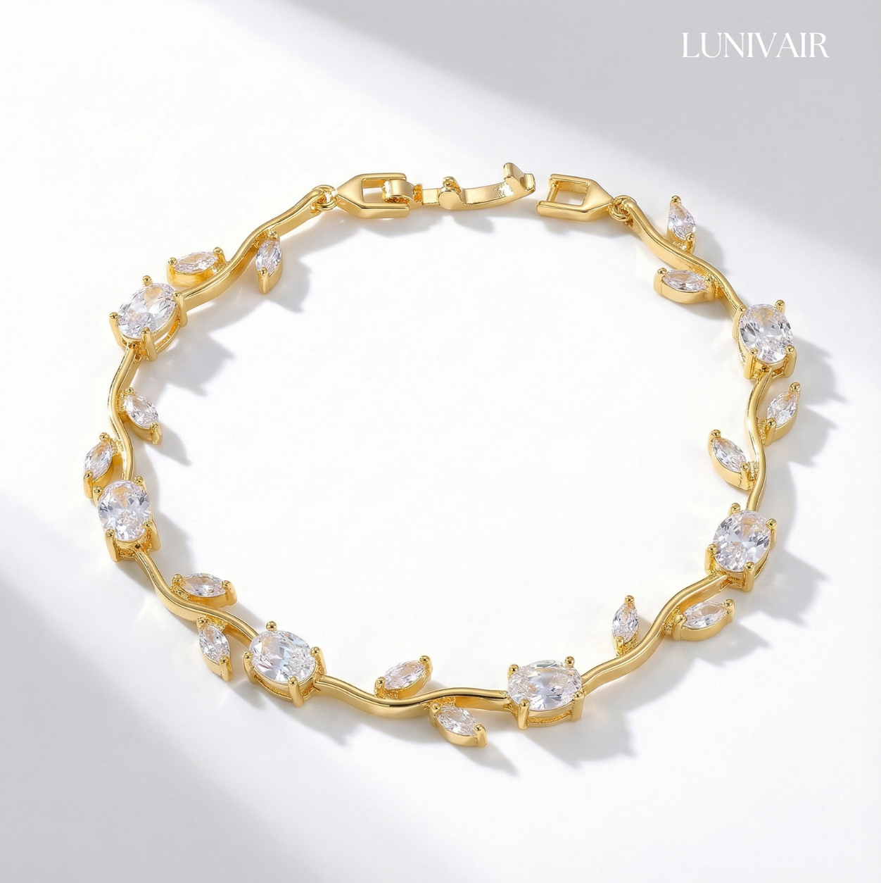 Kristall-Blüten-Armband