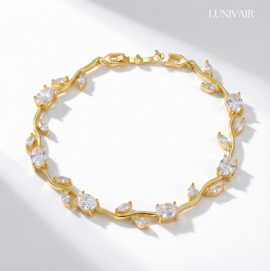 Kristall-Blüten-Armband