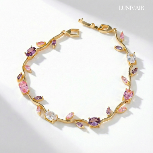 Kristall-Blüten-Armband