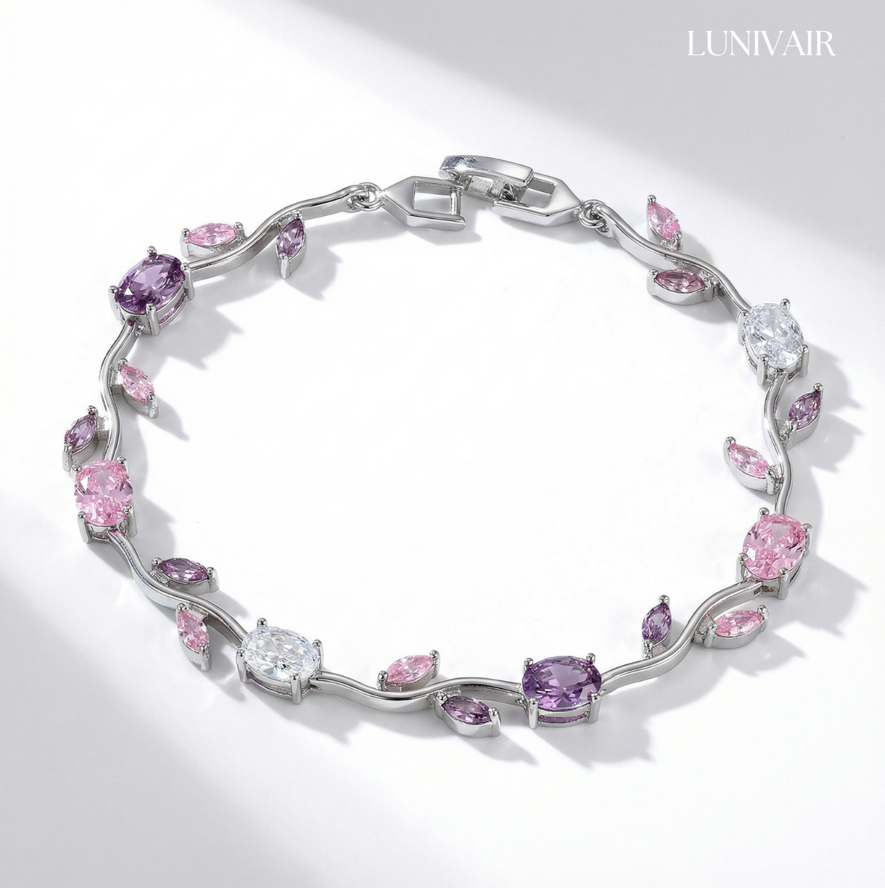 Kristall-Blüten-Armband